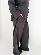 Noir Tailored Set Dark Grey
